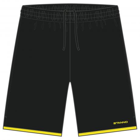 Stanno Ladies Aultius Shorts Black/Yellow