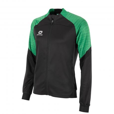 Stanno Bolt Full Zip Top Ladies Black/Green