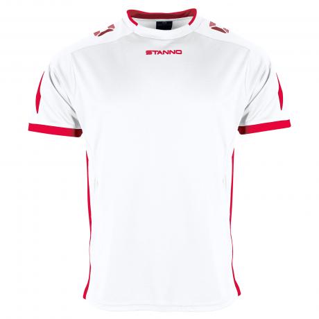 Stanno Drive Short Sleeve Jersey White/Red