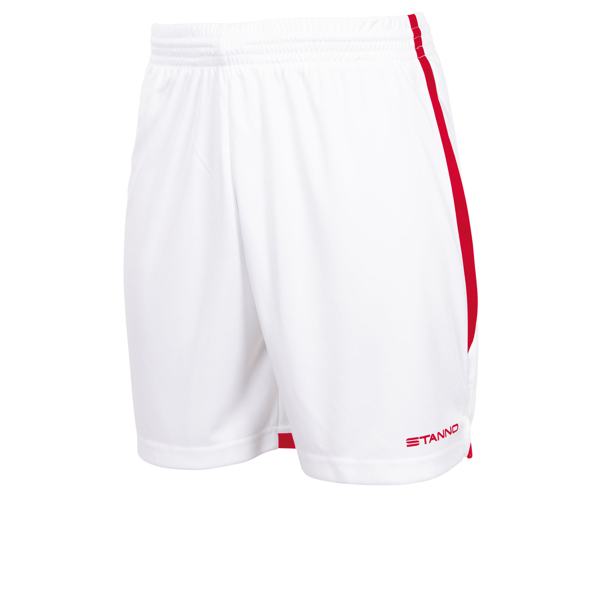 Stanno Focus Shorts White/Red