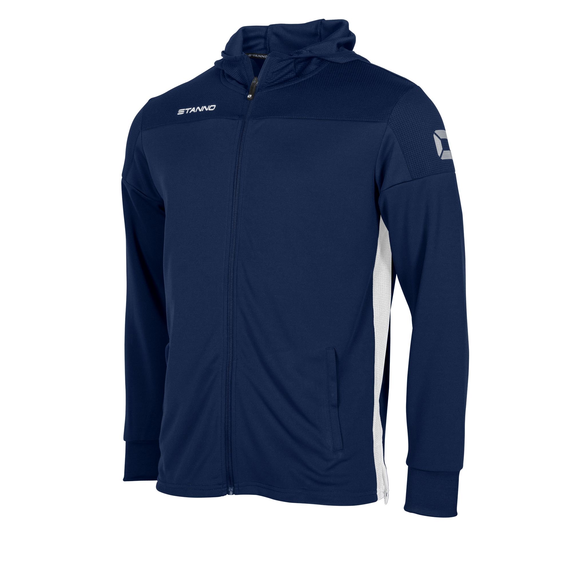 Stanno Pride Hooded Full Zip Jacket Navy/White