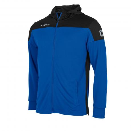 Stanno Pride Hooded Sweat Jacket Royal/Black