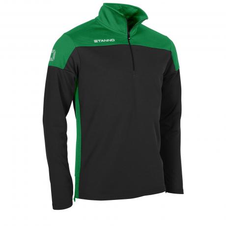 Stanno Pride 1/4 Zip Top Black/Green