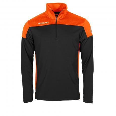 Stanno Pride 1/4 Zip Top Black/Orange