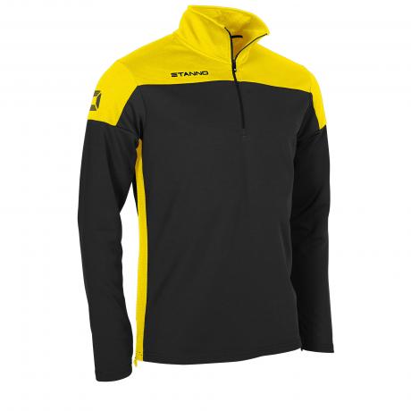 Stanno Pride 1/4 Zip Top Black/Yellow