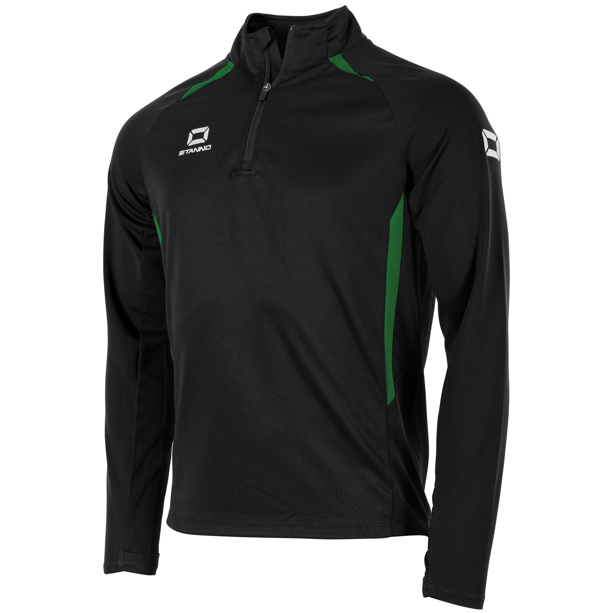 Stanno Stadio 1/4 Zip Top Black/Green